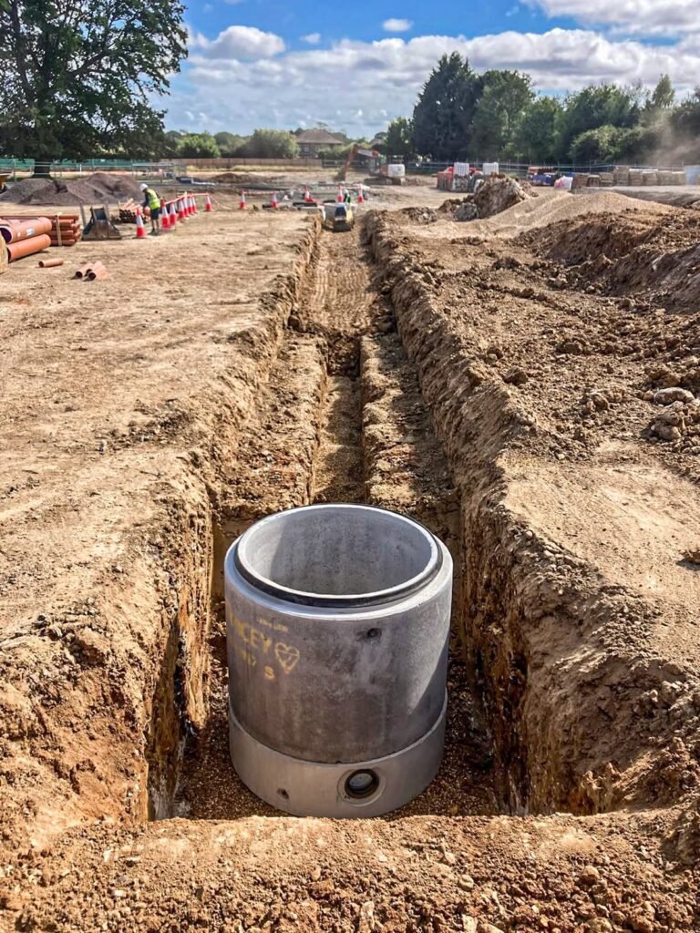 Roads and sewers services